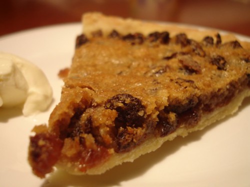 Border tart (tarte écossaise aux raisins secs et noix)