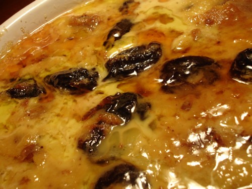 Whisky bread and butter pudding (pain perdu au panettone et whisky)
