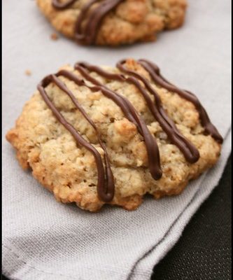 Biscuits aux cerises confites et Biscuits aux flocons d’avoine