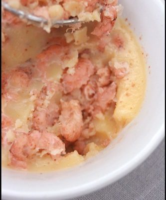 Potted shrimps (terrine de crevettes grises au beurre) et Rillettes de saumon au poivre vert