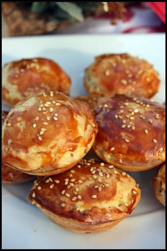 Mini chicken pies (mini tourtes anglaises de poulet)