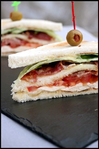 Club Sandwiches (sandwich british à la dinde)