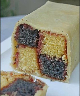 Battenberg cake et son histoire (gâteau damier)