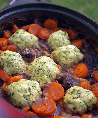 Bœuf à la guinness et Dumplings