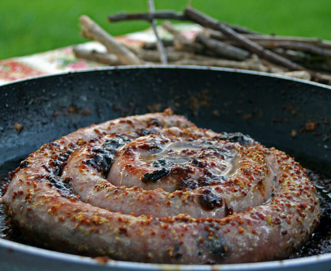 Sausage Wheel à la moutarde et au cidre