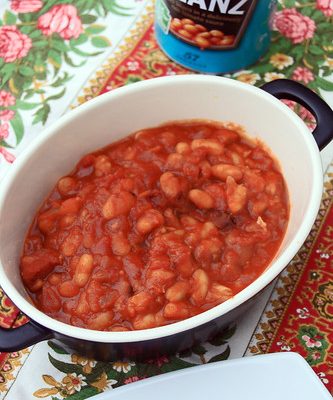 Baked beans maison (haricots blancs anglais à la sauce tomates)