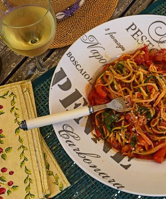 Spaghetti de courgettes (recette végétarienne)