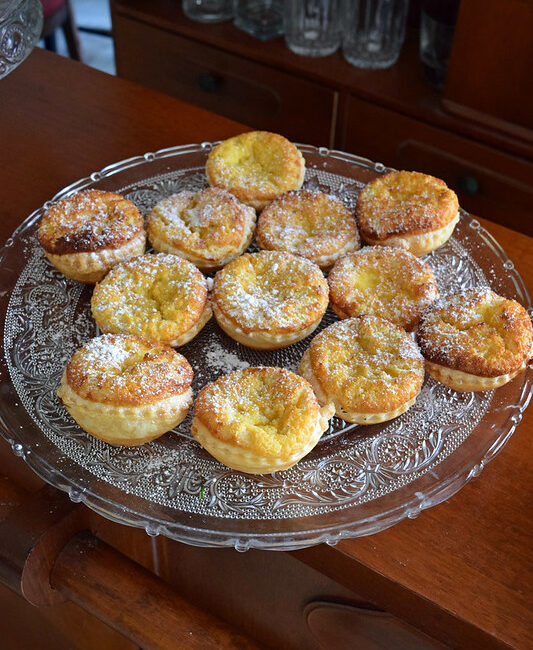 Maids of honour à la fleur d’oranger (tartelettes anglaises)