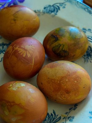 Œufs décorés de Pâques (Tradition anglaise des Easter Pace Eggs)