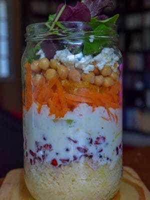 Salade en bocal marocaine pratique (Moroccan Salad Jar)