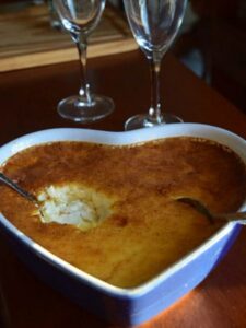 Baked custard (presque comme une crème anglaise cuite au four)