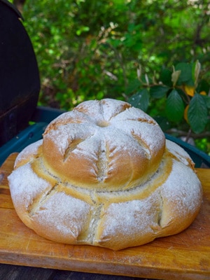 Cottage loaf (pain rustique traditionnel anglais)