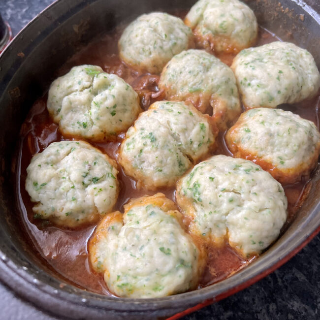 Dumplings et bœuf à l’India Pale Ale