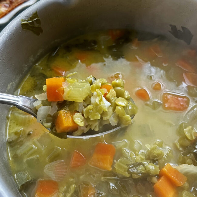 Soupe de pois cassé et jambon (slipt pea and ham soup)