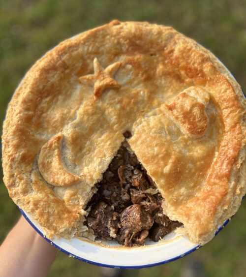 La Beef and Mushroom pie traditionnelle