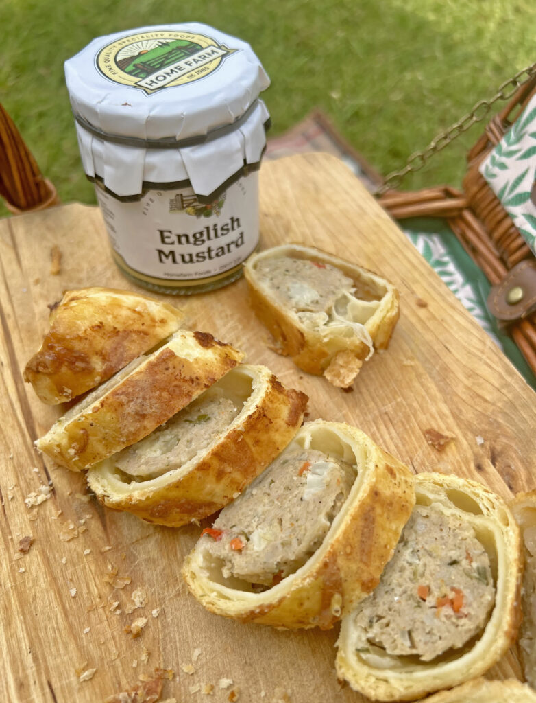 Ploughman’s sausage rolls