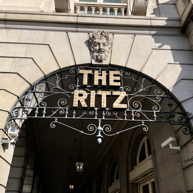 Rivoli bar du Ritz à Londres