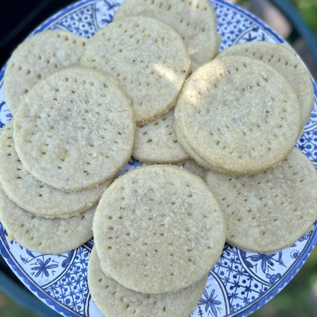 Shortbreads à l’orange et cardamome