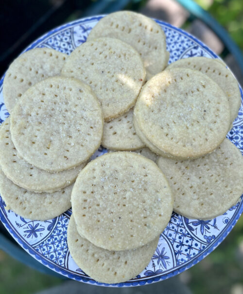 Shortbreads à l’orange et cardamome