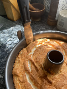 Angel food cake de Martha Stewart