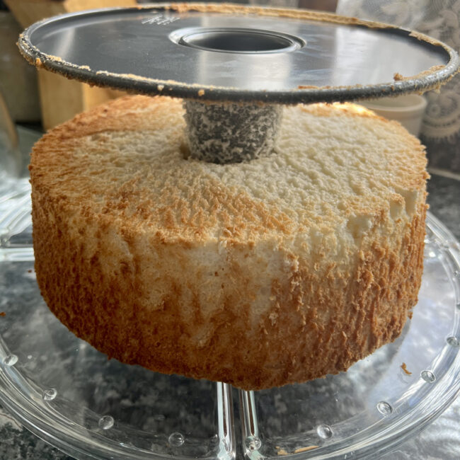 Angel food cake de Martha Stewart