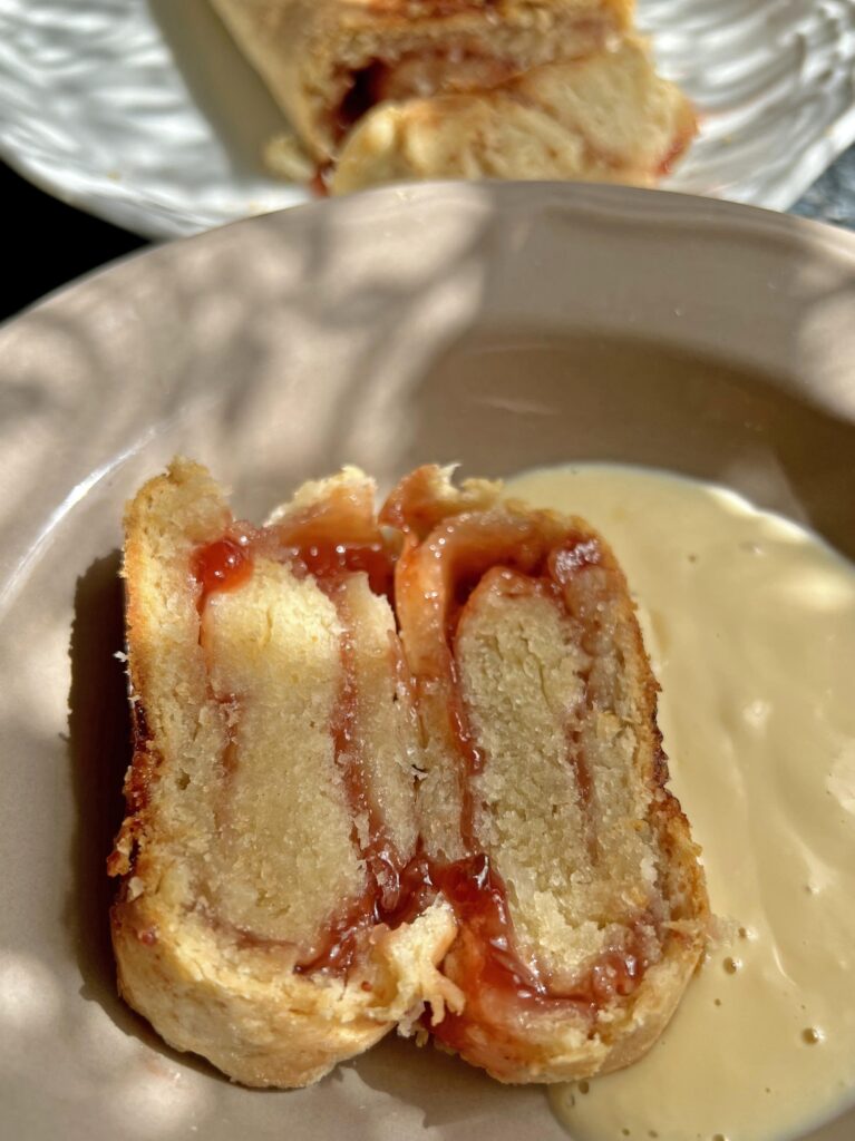 Jam Roly-poly pudding