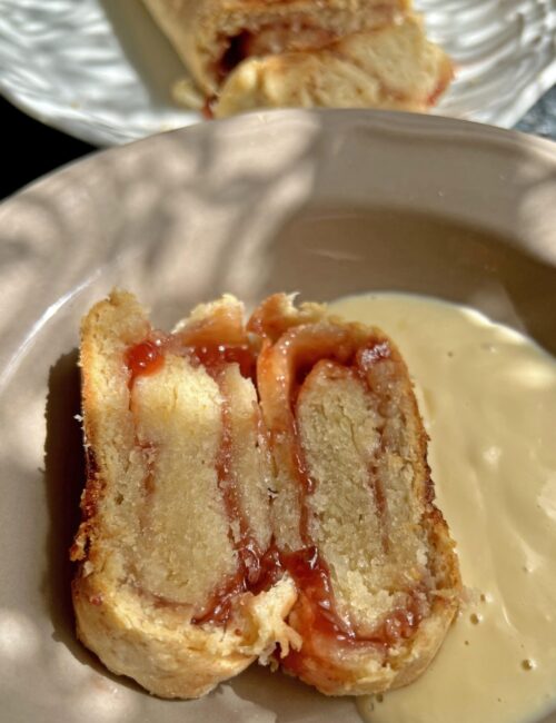 Jam Roly-poly pudding