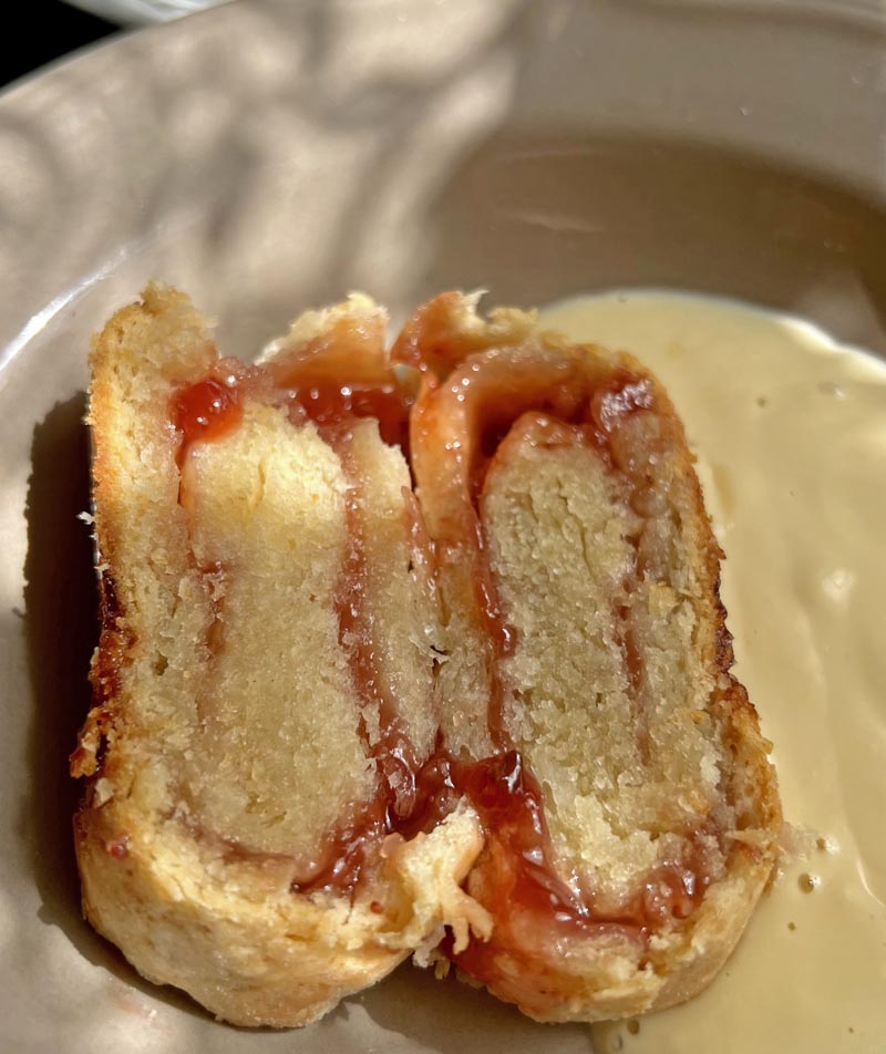 Jam Roly-poly pudding