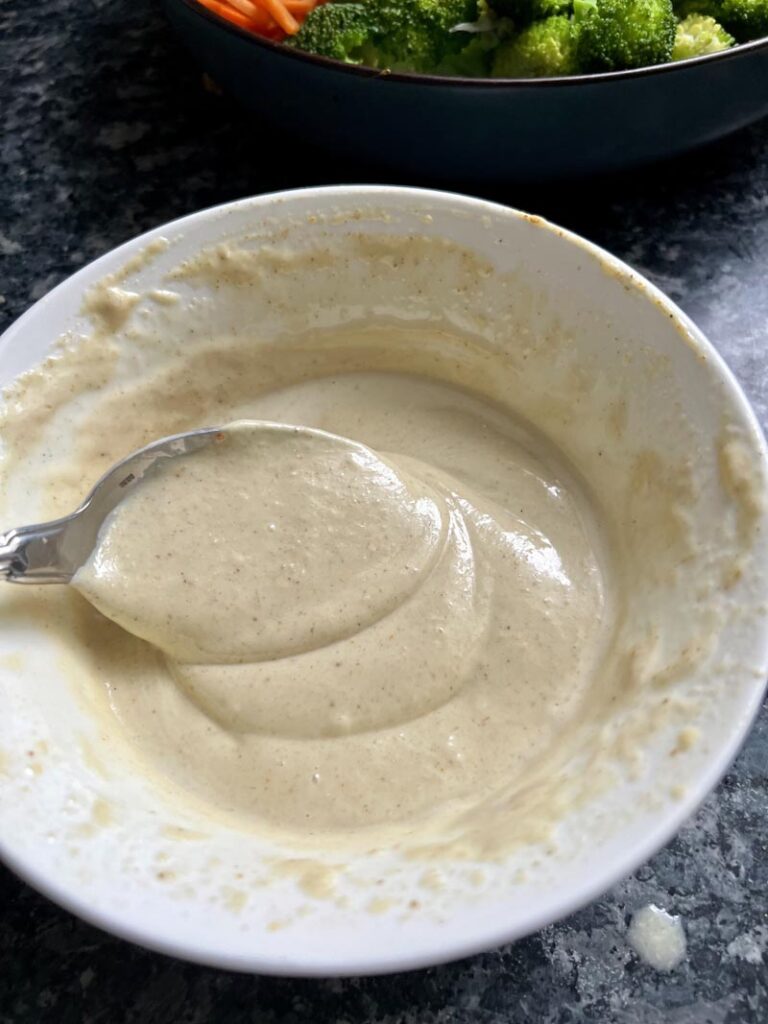 Vinaigrette de tahini au miel