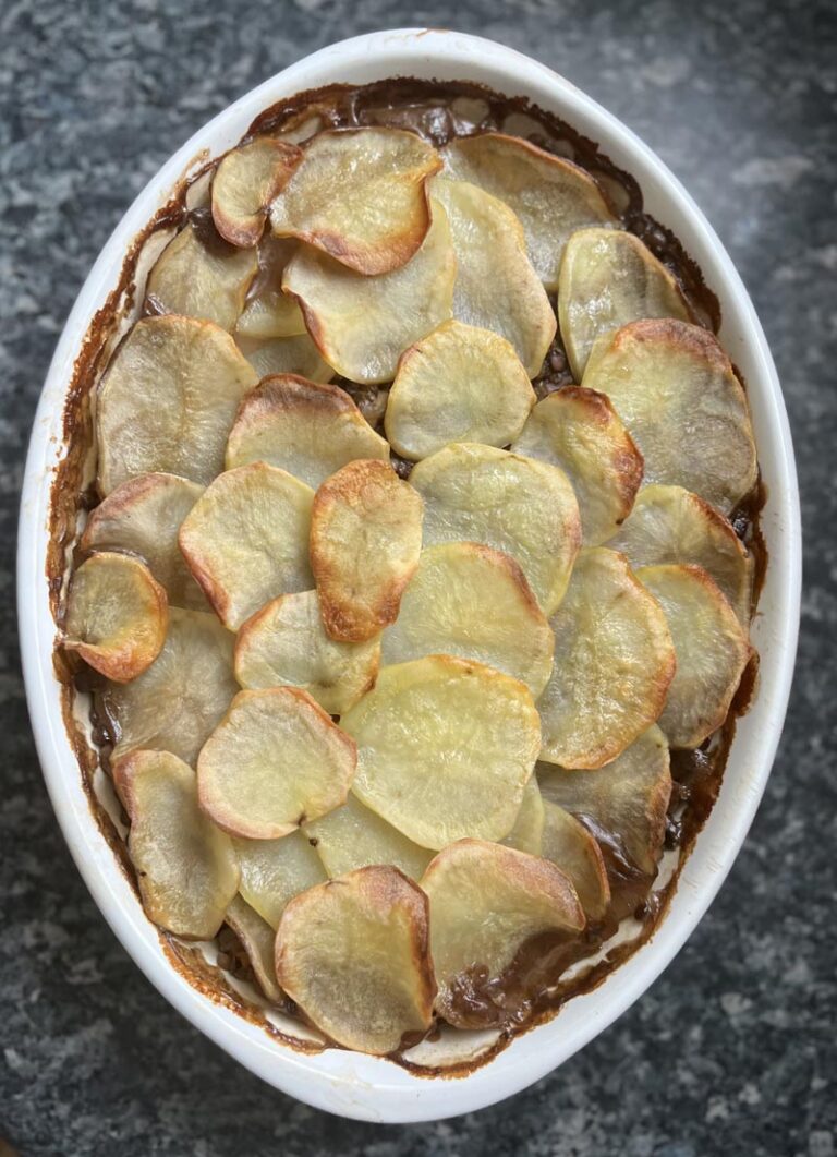 Champignons de Paris et lentilles hotpot