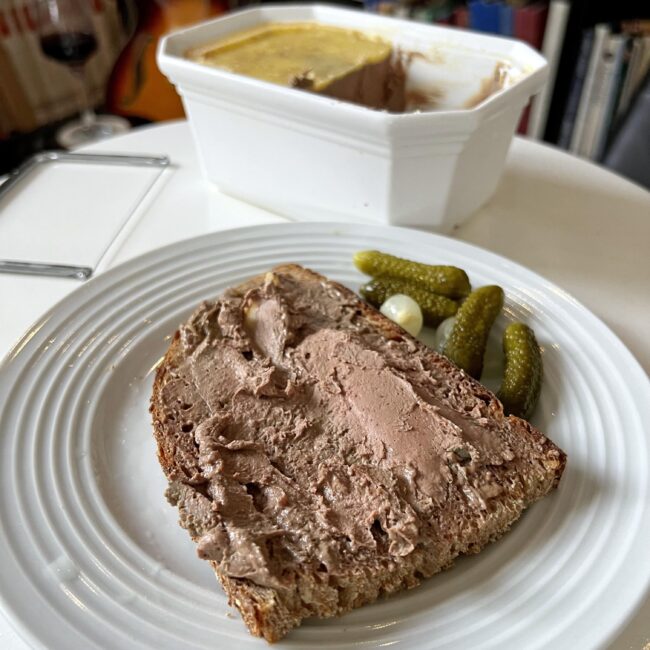 Pâté de foies de volaille (chicken liver pâté)