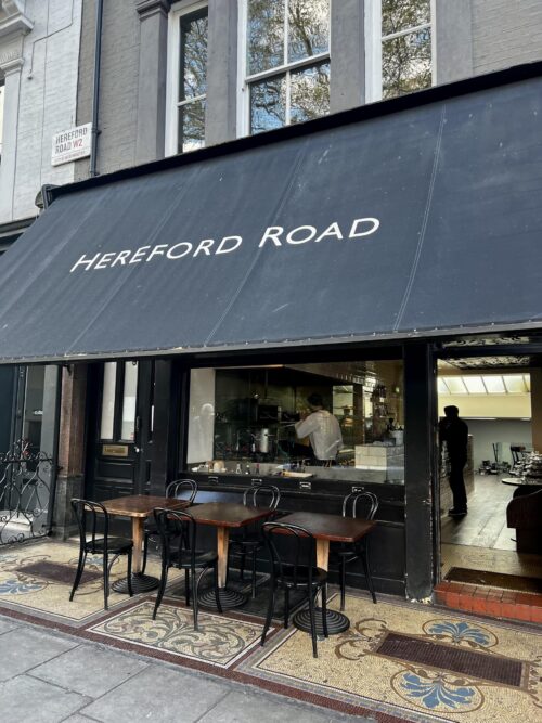 Hereford road restaurant à Notting Hill