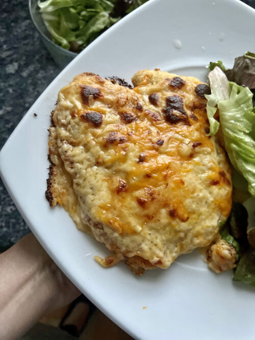 Chicken Parmo (poulet pané et béchamel)