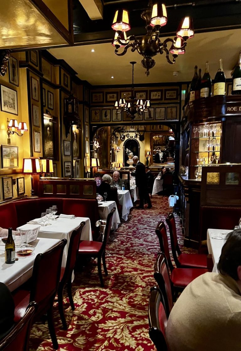 Rules, le plus vieux restaurant de Londres