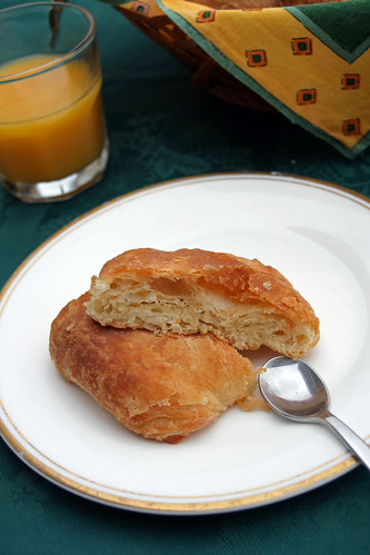 Rowies ou Aberdeenshire butteries(croissants ronds spécialité écossaise)