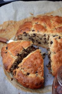 Scone ring (pain écossais aux raisins secs)