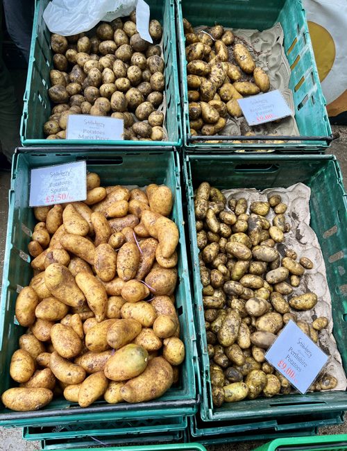 Légumes du jardin potager écossais