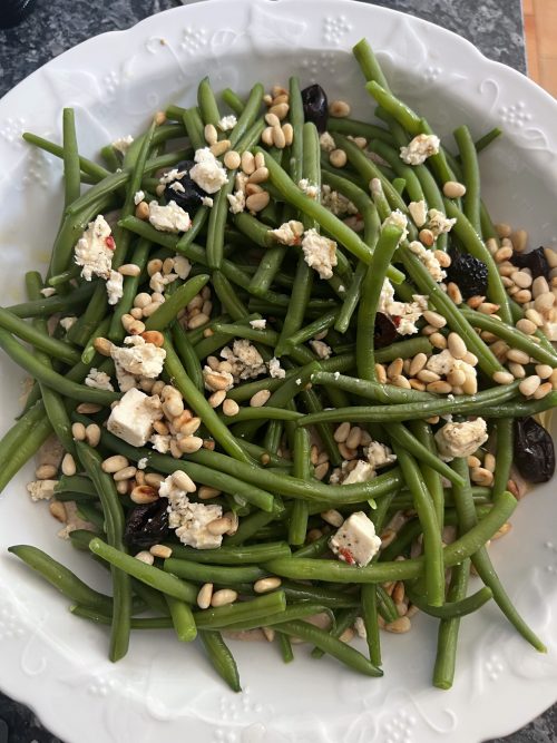 Salade de haricots verts à la sauce au thon