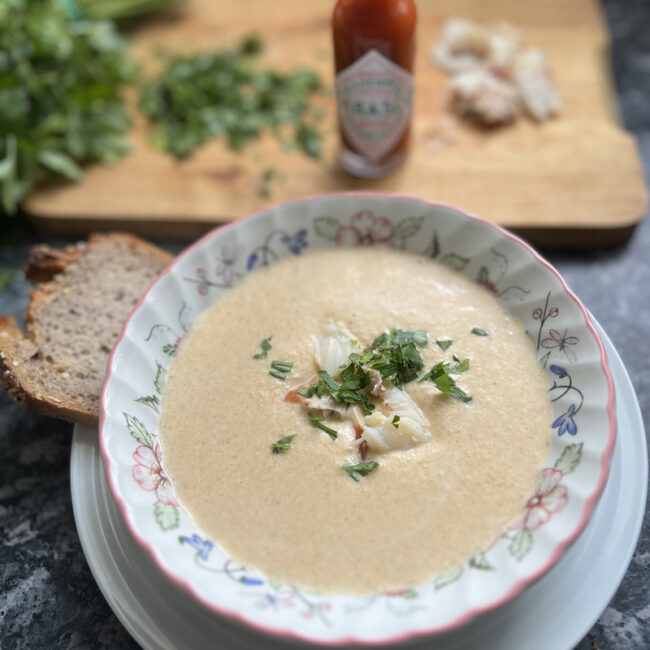 Partan Bree, soupe écossaise de crabe