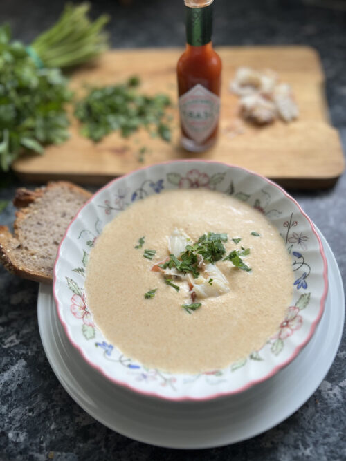 Partan Bree, soupe écossaise de crabe