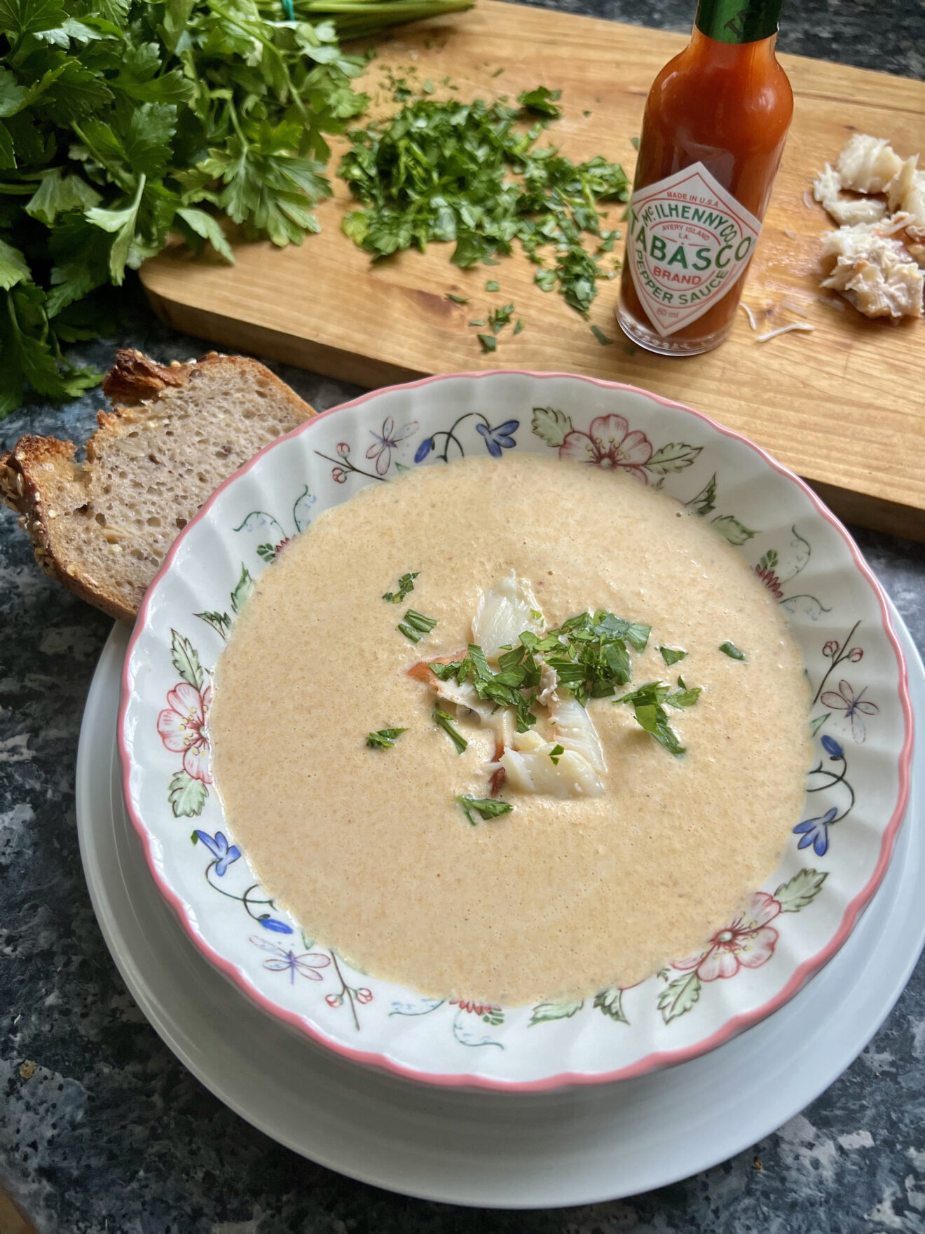 Partan Bree, soupe écossaise de crabe - Chez Becky et Liz, Blog de ...