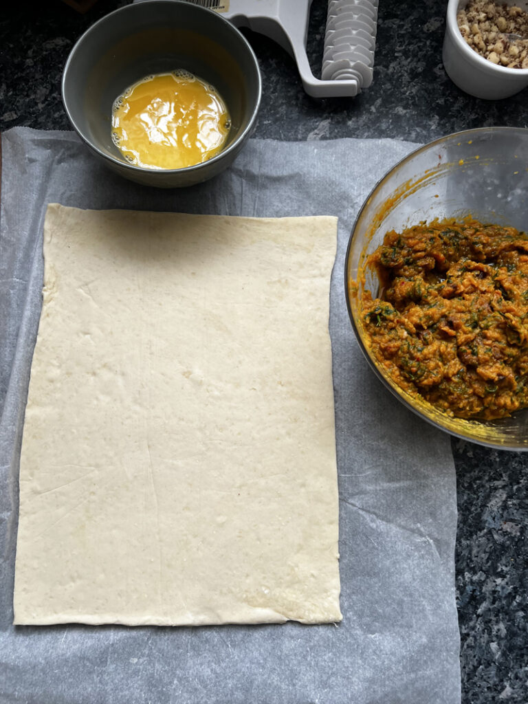 Beet Wellington, yaourt à la menthe et Dukkah de Calum Franklin (végétarien)