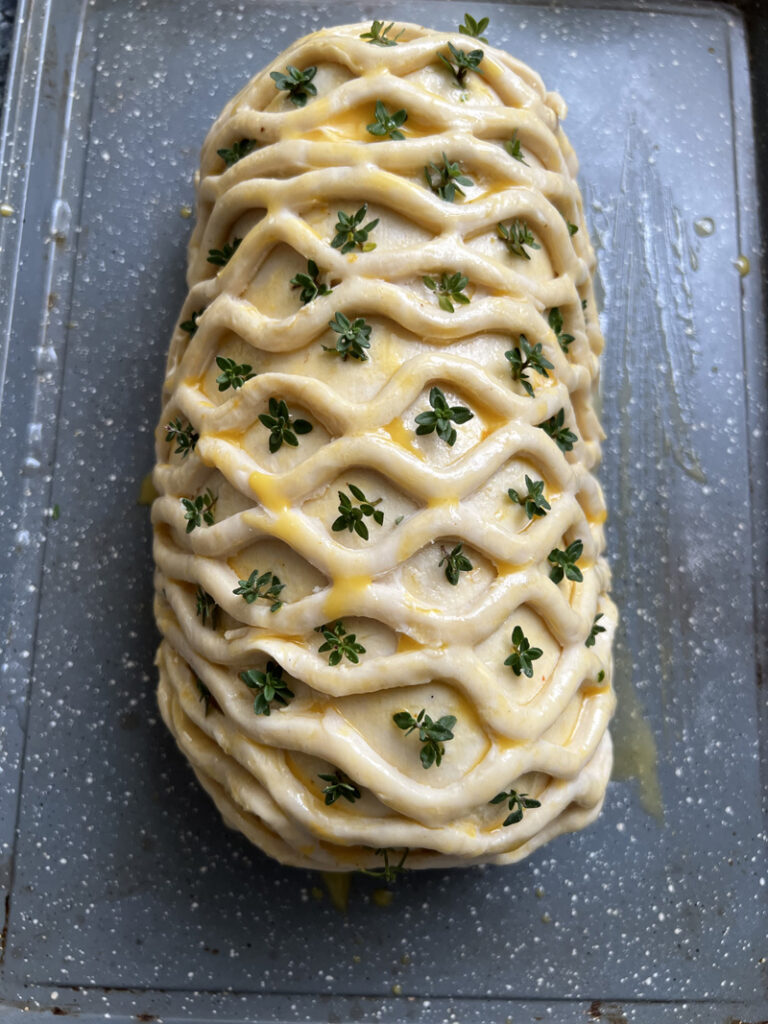 Beet Wellington, yaourt à la menthe et Dukkah de Calum Franklin (végétarien)