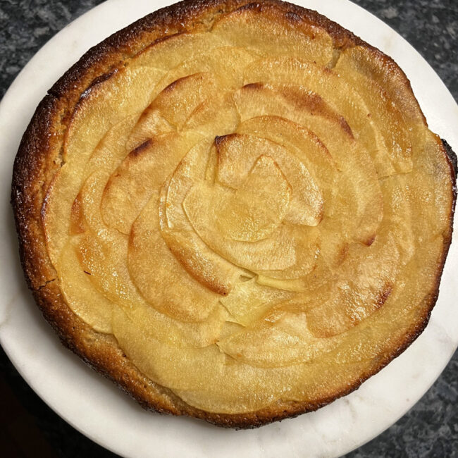 Tarte aux pommes à la frangipane