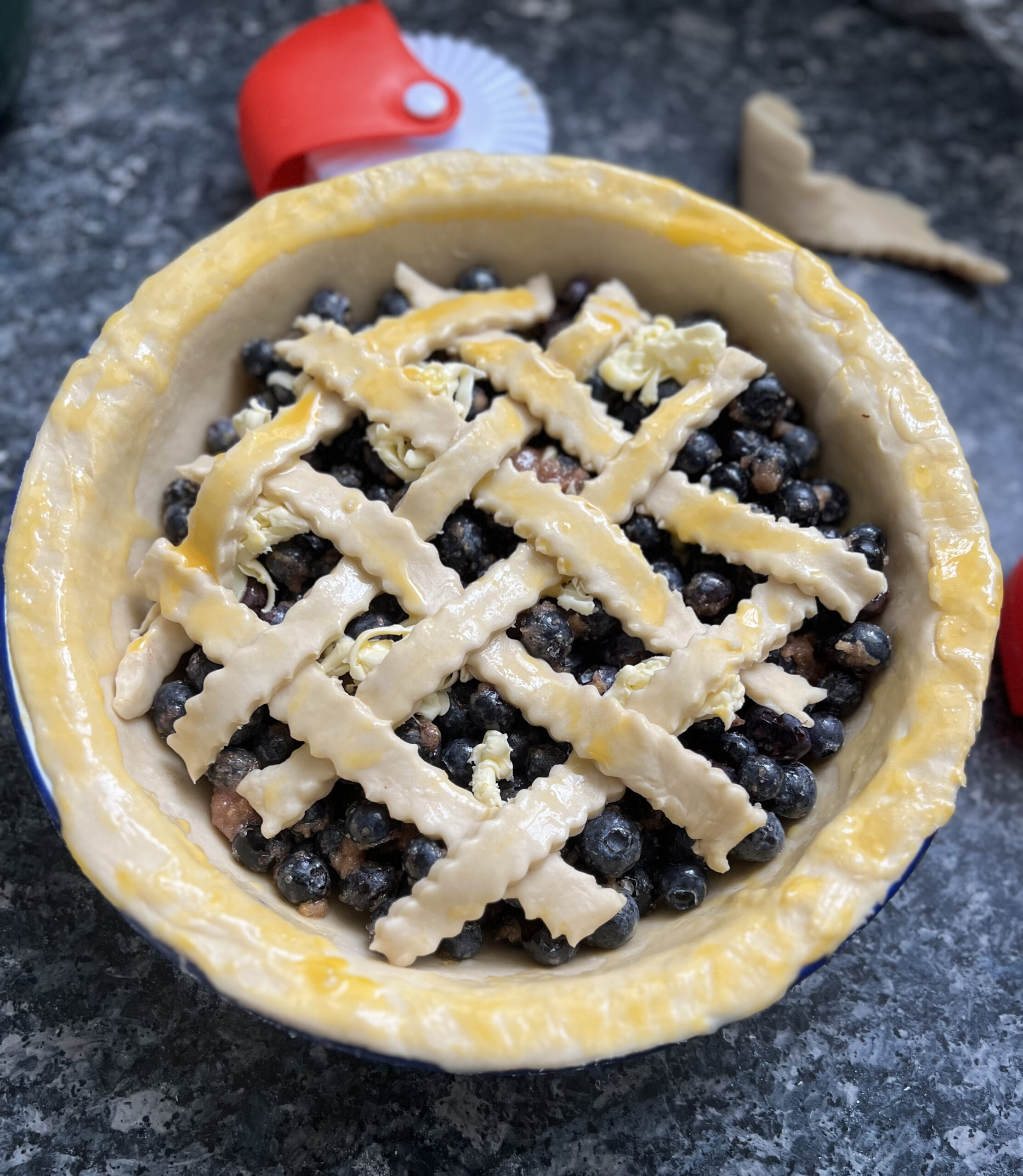 Blueberry pie (tarte aux myrtilles)