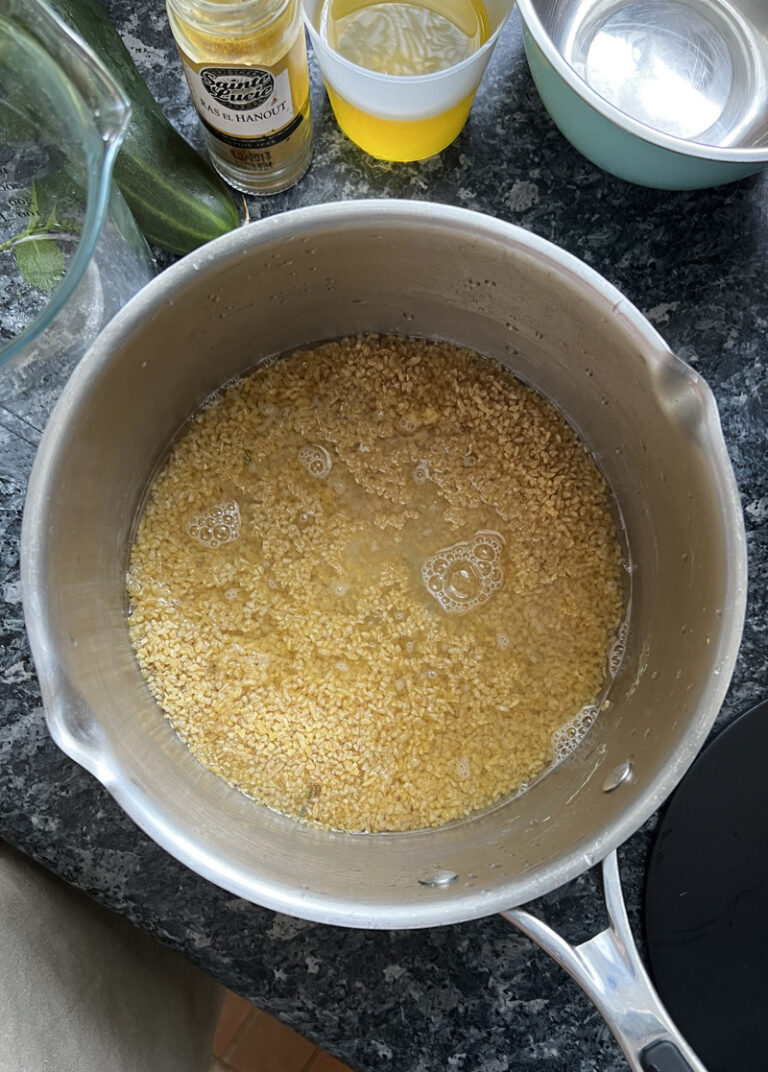 Taboubé vert à la mélasse d’Ottolenghi