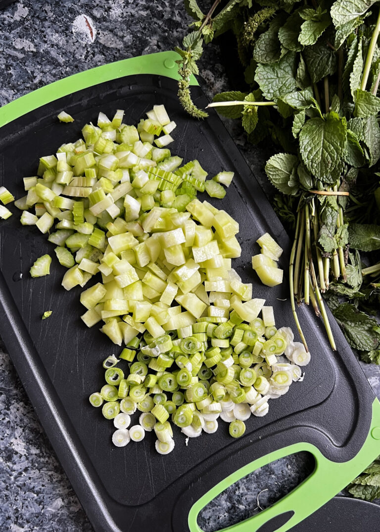 Taboubé vert à la mélasse d’Ottolenghi