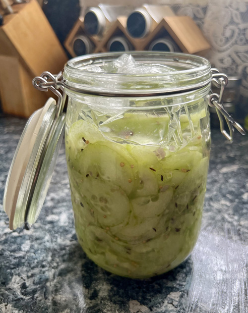 Concombres fermentés (pickles)