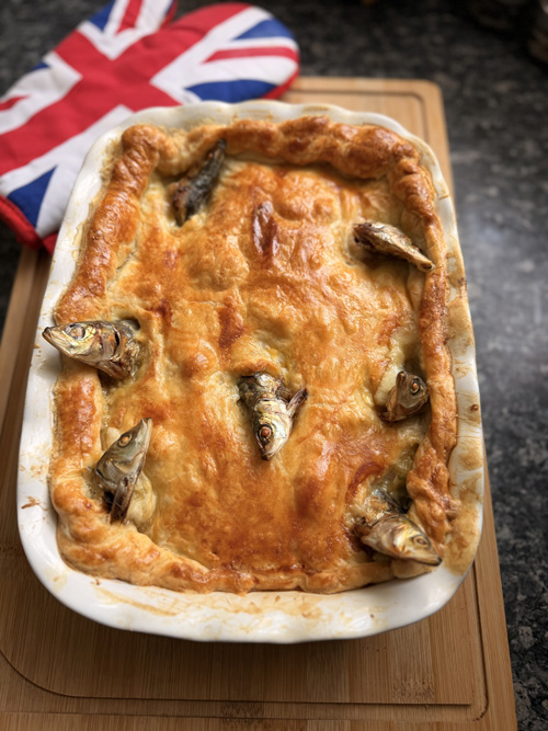 Stargazy Pie, pie traditionnelle des Cornouailles