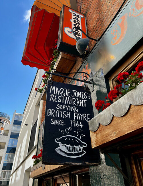 Maggie Jones’s, Restaurant cuisine anglaise à Londres